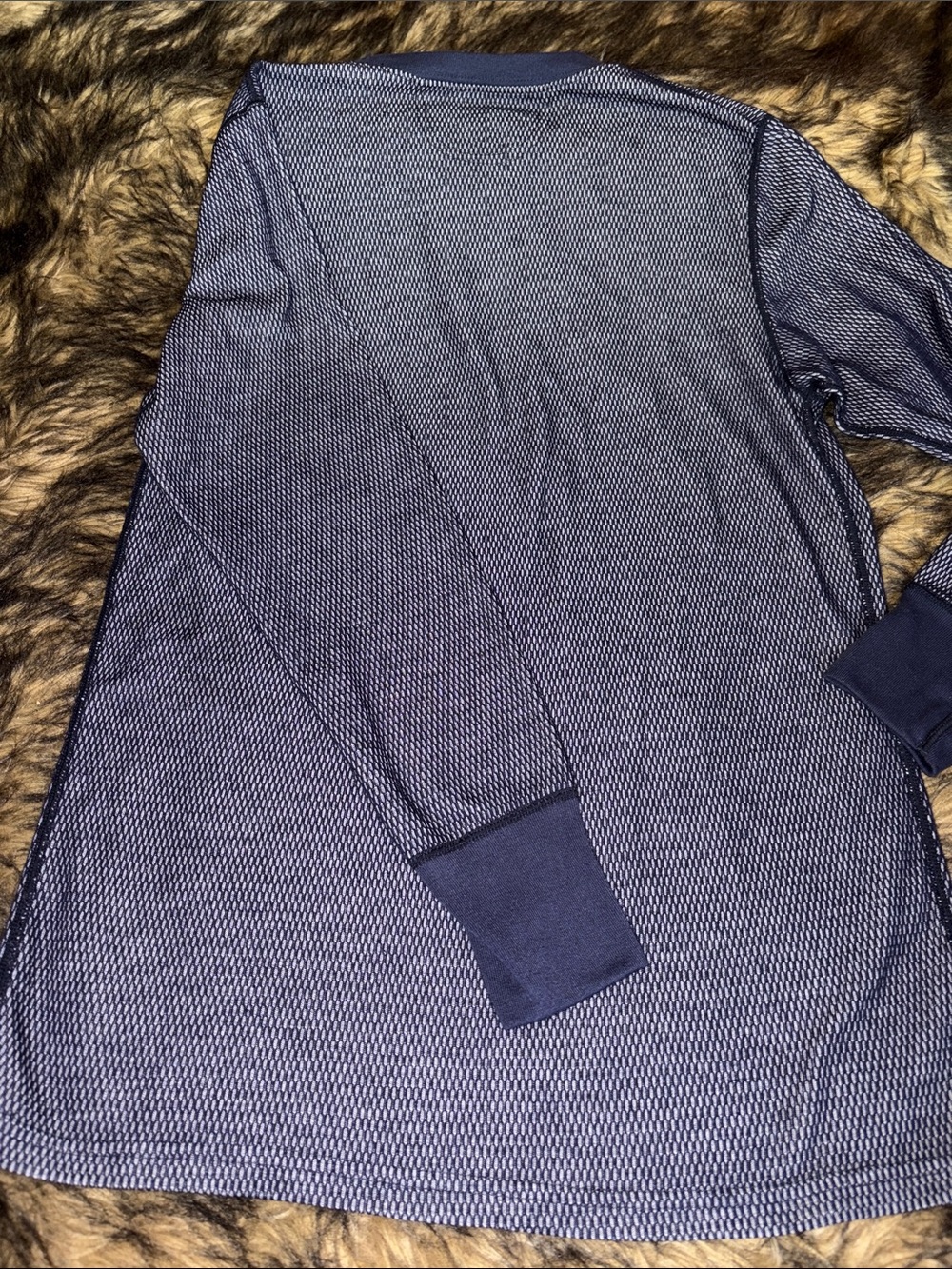 Magellan Men's Blue Knit Outdoor Cold Weather Long Sleeve Top Size large - Picture 11 of 11